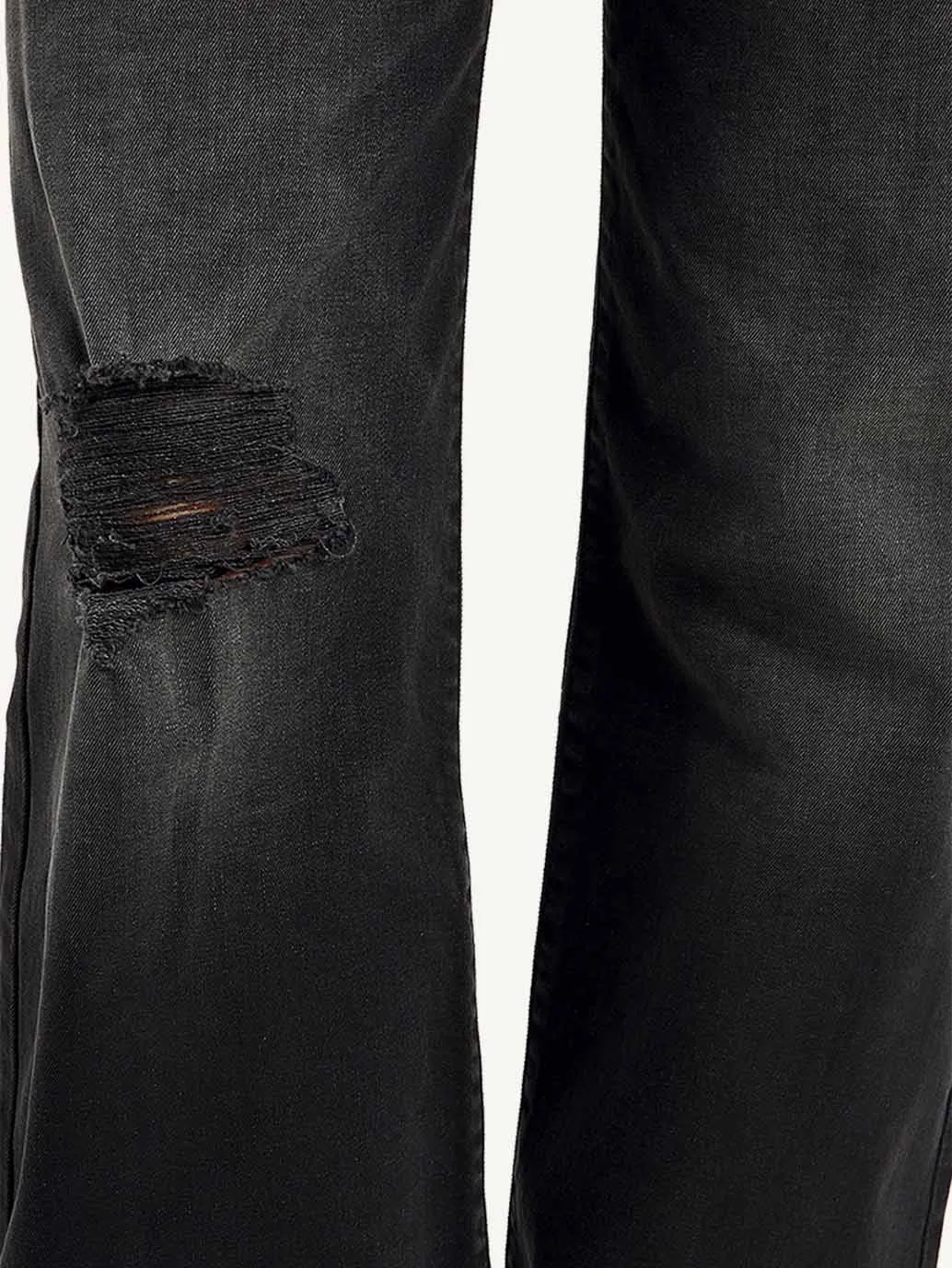 Women's Black Flared Fit High Rise Jeans