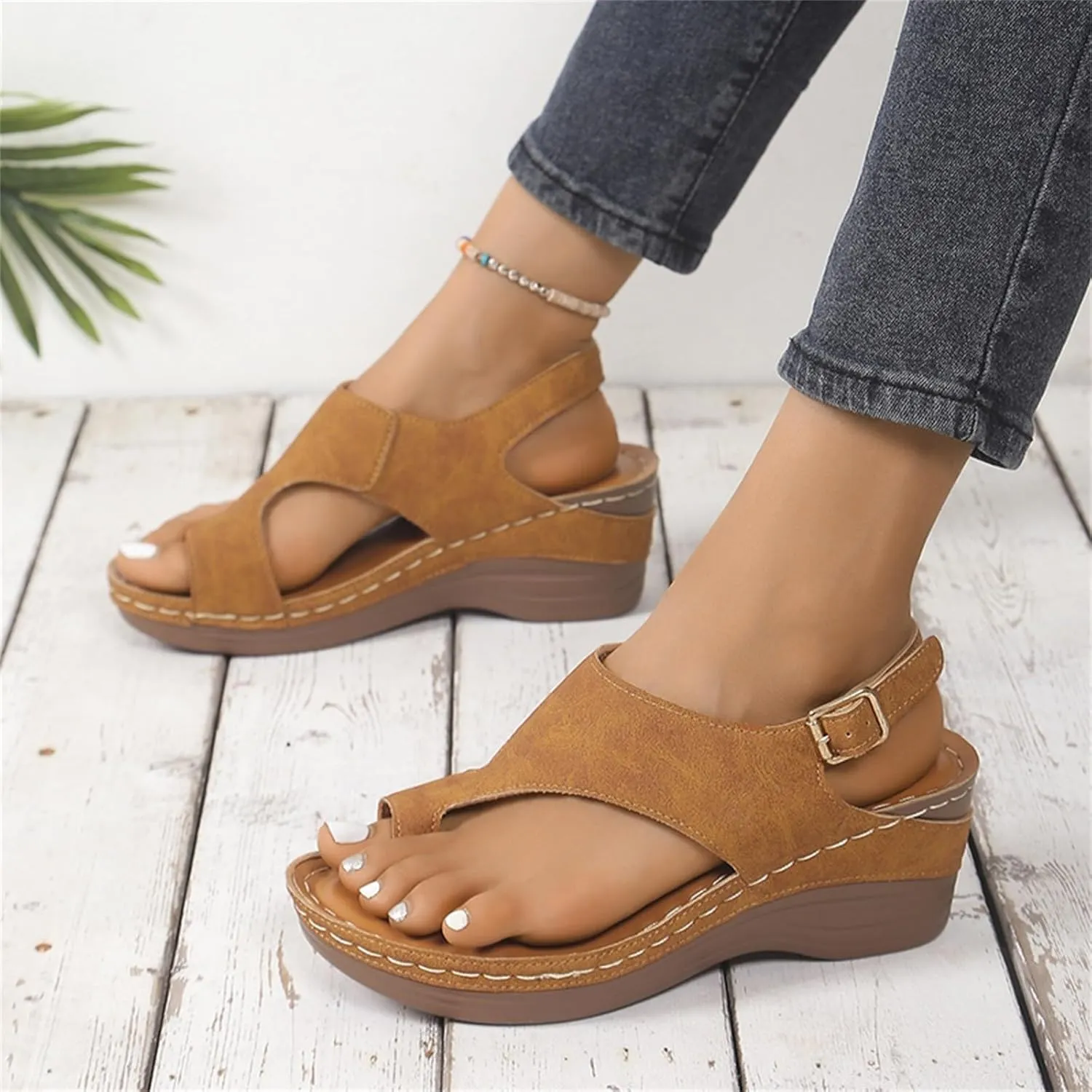 Womens Flip Flops Athlefit Orthopedic Sandals for Women Summer Adjustable Orthotic Thong Sandals with Arch Support