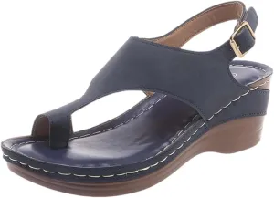 Womens Flip Flops Athlefit Orthopedic Sandals for Women Summer Adjustable Orthotic Thong Sandals with Arch Support