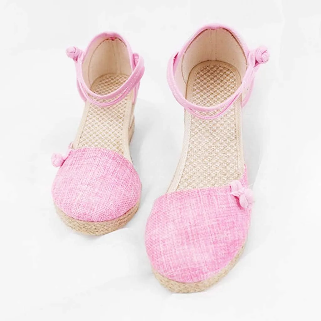 Women's Sandals 2025 Closed Toe Slingback Wedge Sandals with Adjustable Buckle Strap Breathable Espadrille Platform Cushioned Insole for All-Day Comfort Summer Beach Casual Walking Shoes 2025