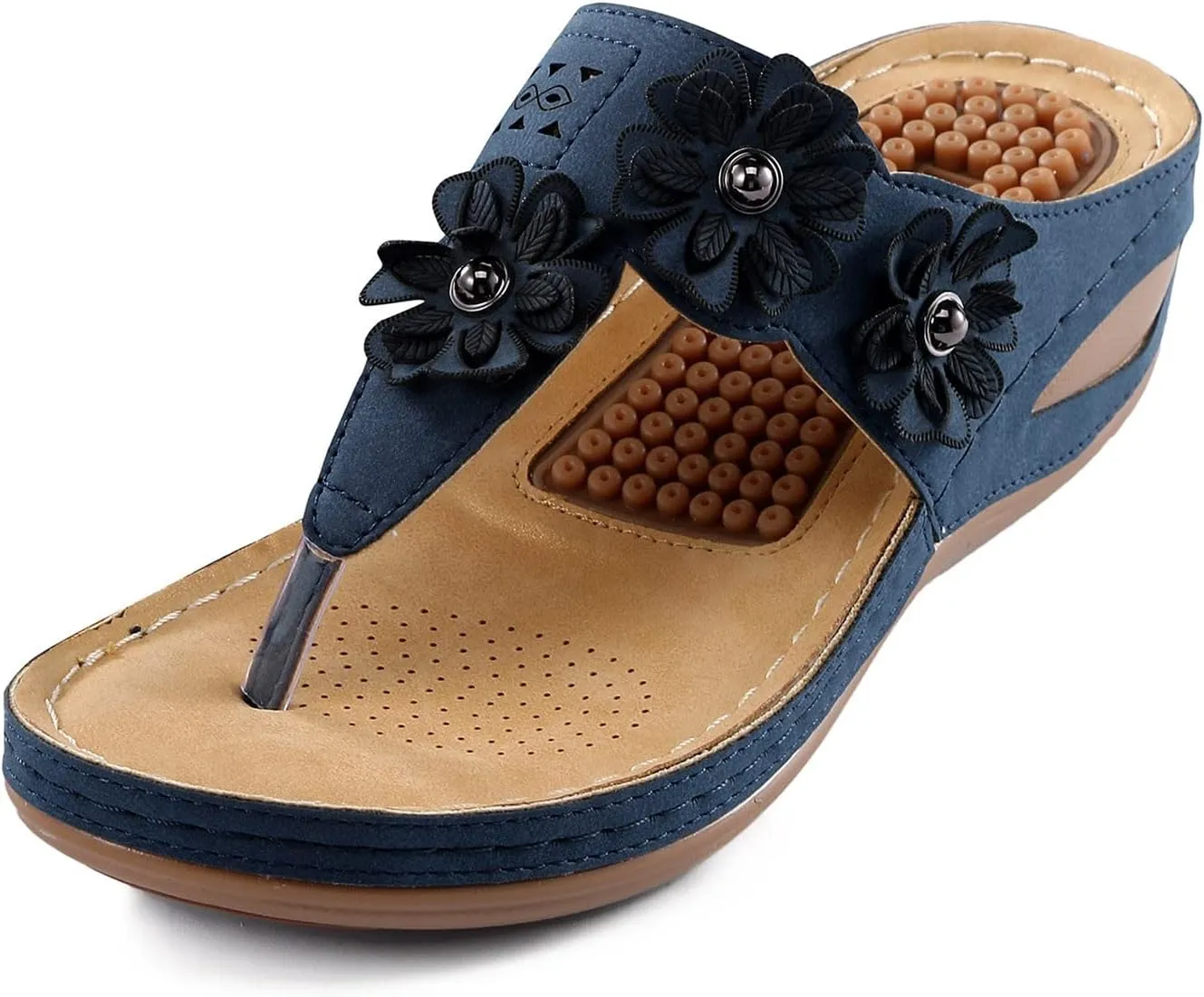 Womens Sandals Wedge Shoes Summer Woman Platform Flip Flops Comfortable Casual Dress Wedding Wedges Footwear Ladies