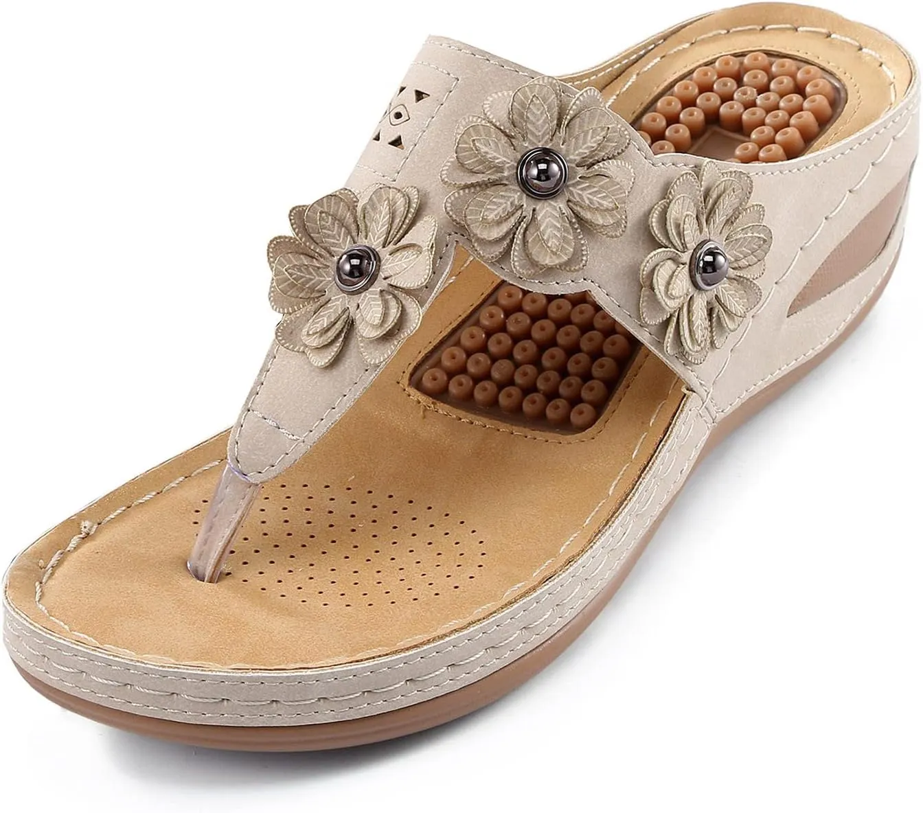 Womens Sandals Wedge Shoes Summer Woman Platform Flip Flops Comfortable Casual Dress Wedding Wedges Footwear Ladies