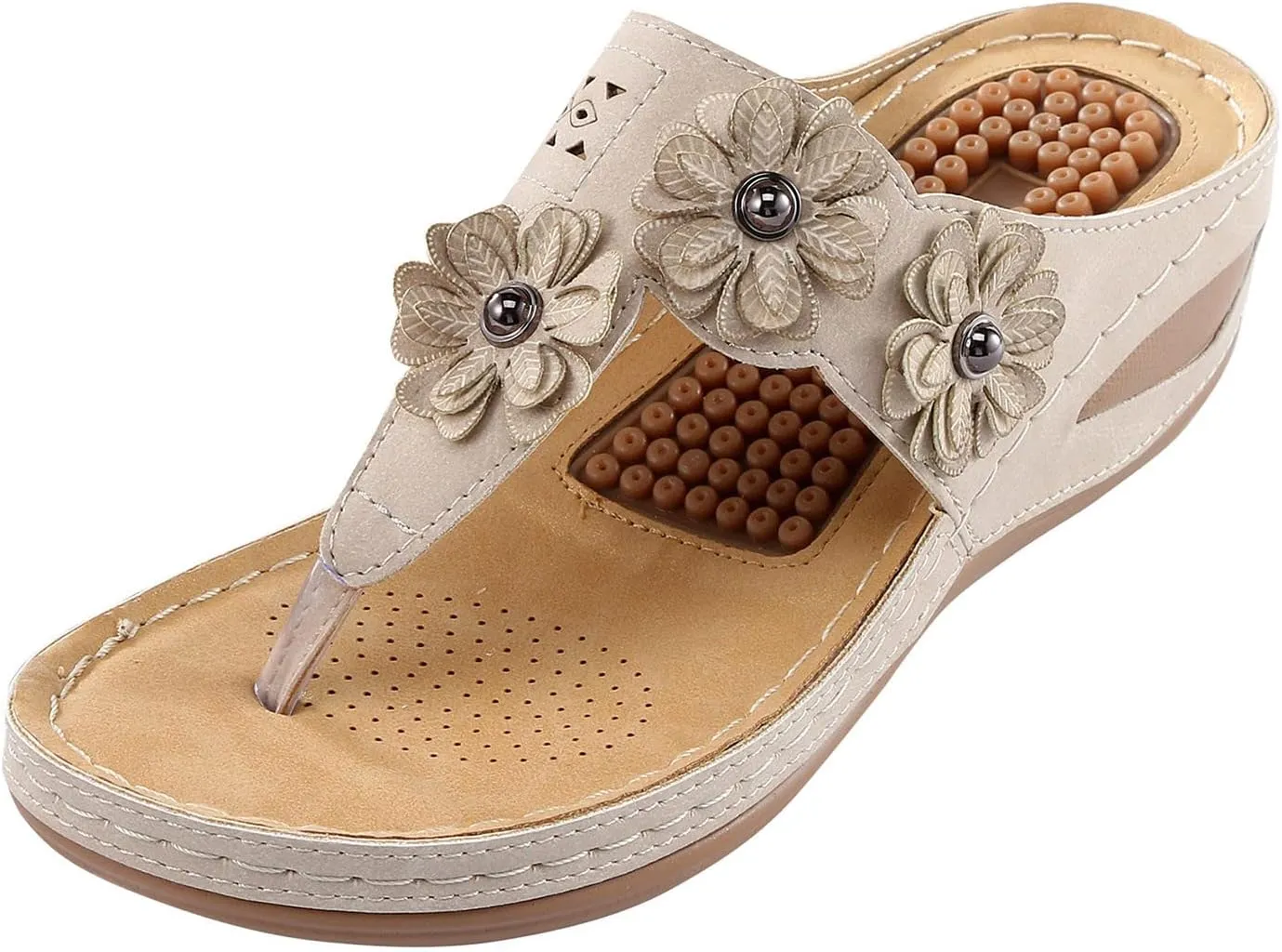 Womens Sandals Wedge Shoes Summer Woman Platform Flip Flops Comfortable Casual Dress Wedding Wedges Footwear Ladies