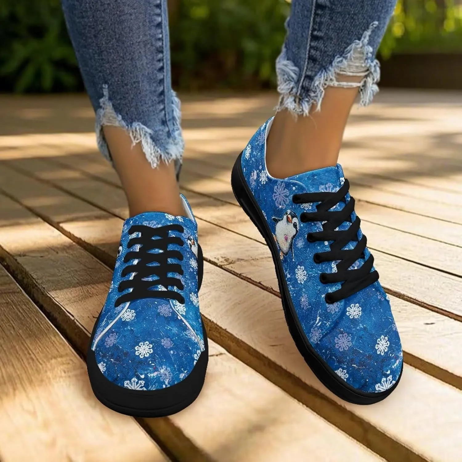 Women's Slip On Canvas Tennis Shoes Low Top Fashion Sneakers Casual Flats Walking Shoes Comfy Loafers US 5.5-13.5