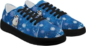 Women's Slip On Canvas Tennis Shoes Low Top Fashion Sneakers Casual Flats Walking Shoes Comfy Loafers US 5.5-13.5
