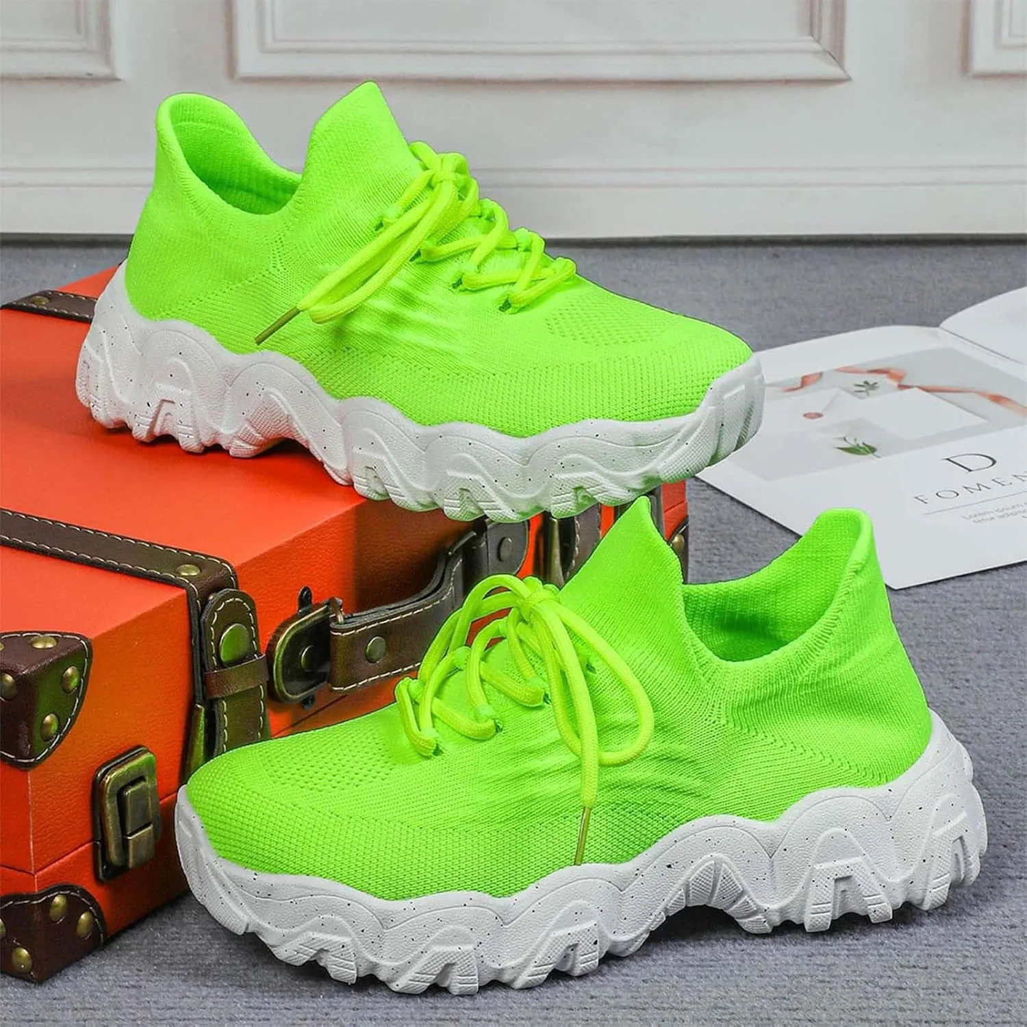 Womens Sneakers Womens Walking Sneakers Women Tennis Shoes Running Shoes for Women Lightweight Nonslip Sneaker