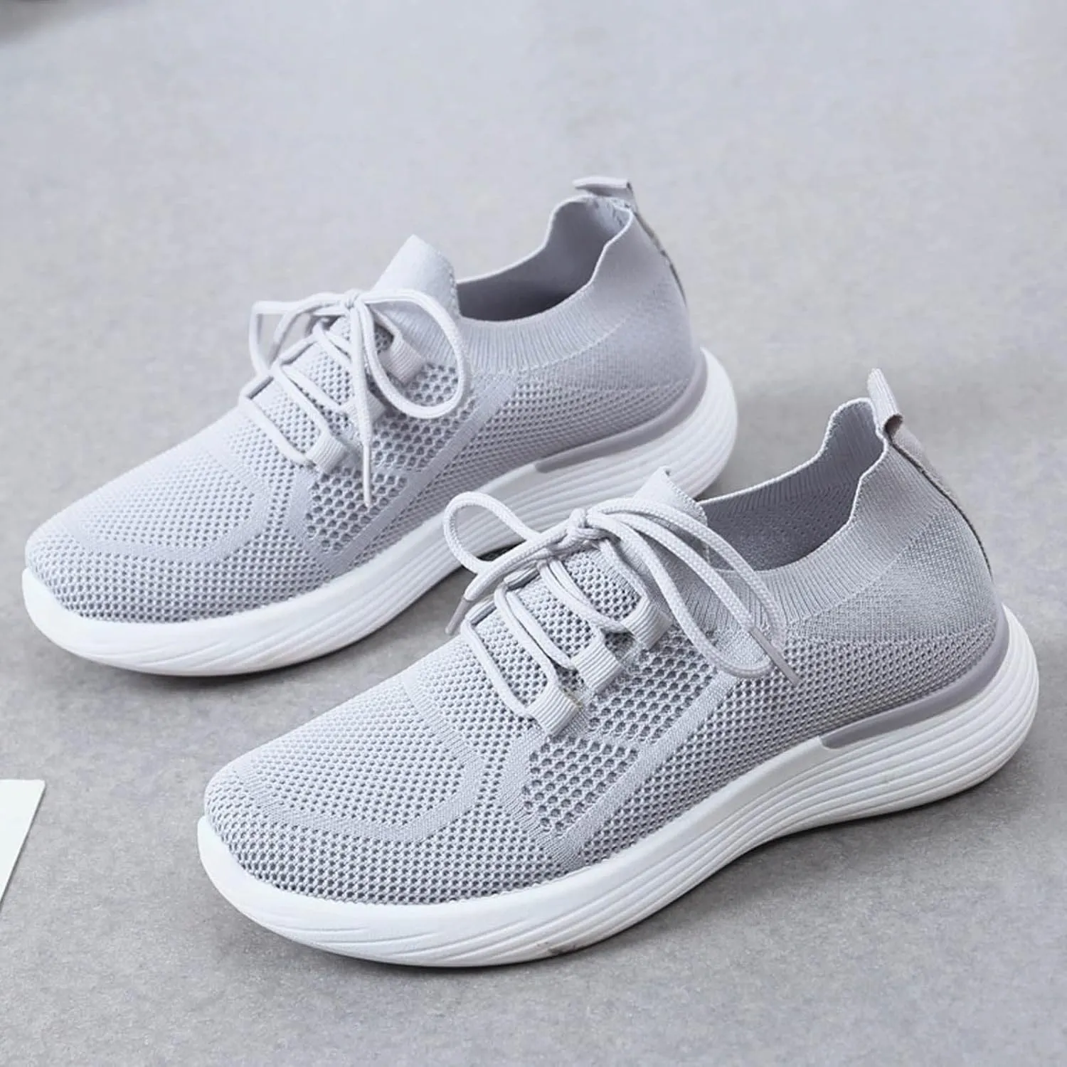 Womens Walking Shoes Wide Width Office Black Women Walking Shoes Sock Sneakers Mesh Slip On Air Womens Casual Shoes with Arch Support Womens Casual Sneakers Wide Women's Size 8 Non Slip Work Shoes