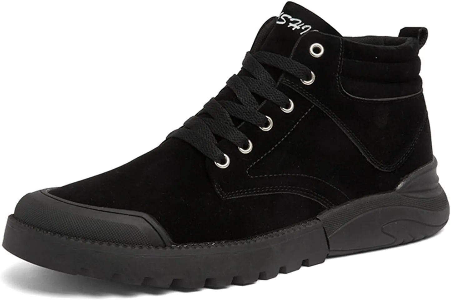 Work Boots for Men Slip On Hiking Sneakers Warm Booties Women Working Shoes Non Steel Toe Waterproof Work Shoes Non-Slip Hike Grounded Footwear